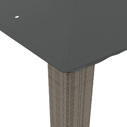 Tonnelle de jardin Calypso en acier avec toile imperméable | 3x3m | Anthracite | Série Confort