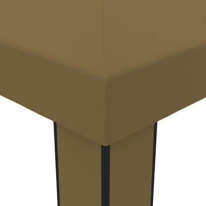 Tonnelle de jardin Azura en acier avec toile imperméable | 3x3m | Taupe | Série Confort