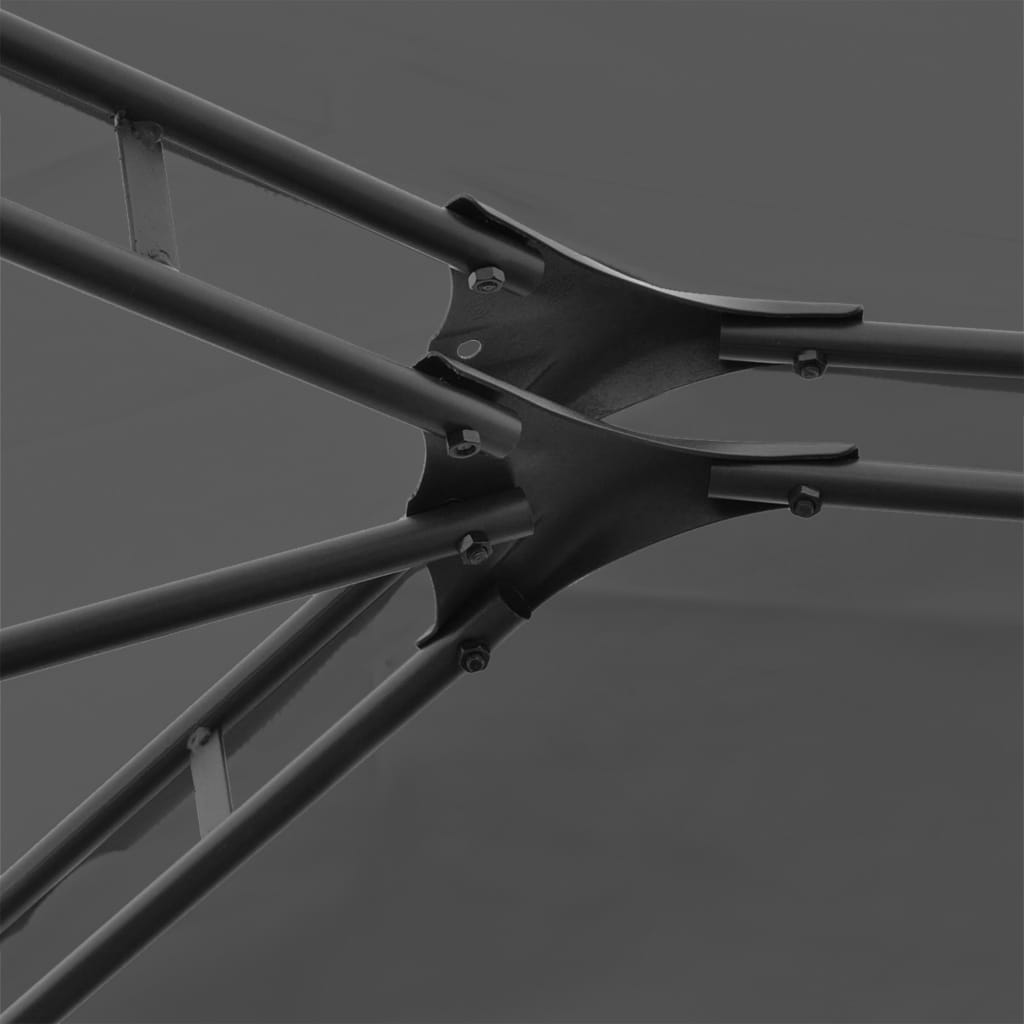 Tonnelle de jardin Riviera en acier avec toile imperméable | 3x6m | Anthracite | Série Confort