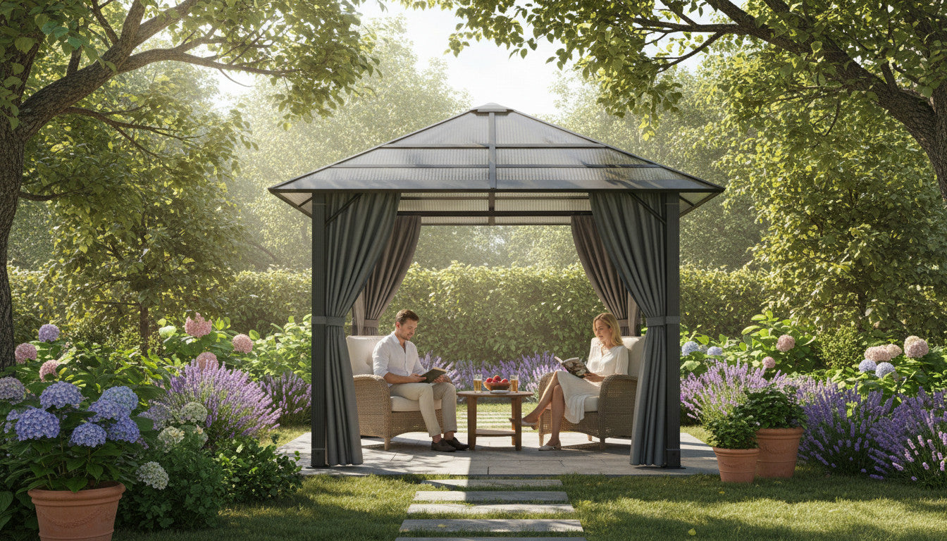 Pour recevoir comme pour profiter de votre terrasse