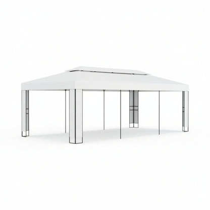 Tonnelle de jardin Azura 3x6m | Série Confort